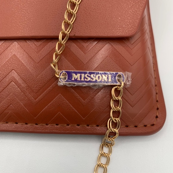 Missoni Mis 0052/S Sunglasses Rose Gold/Blue lens with chain main image 12